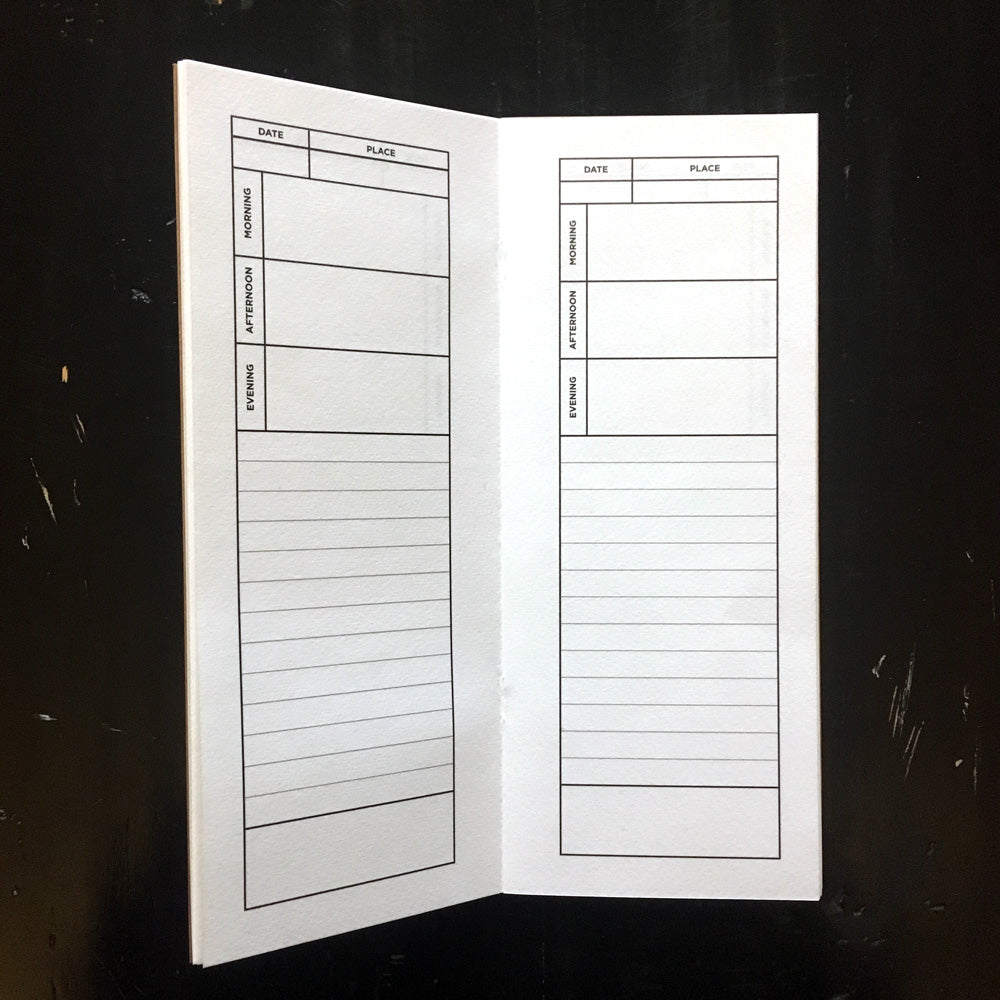 Tall Travel Journal / Day Planner