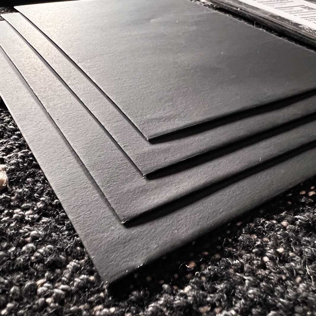 Plike Black Envelopes Set 6.5x4.5 inch